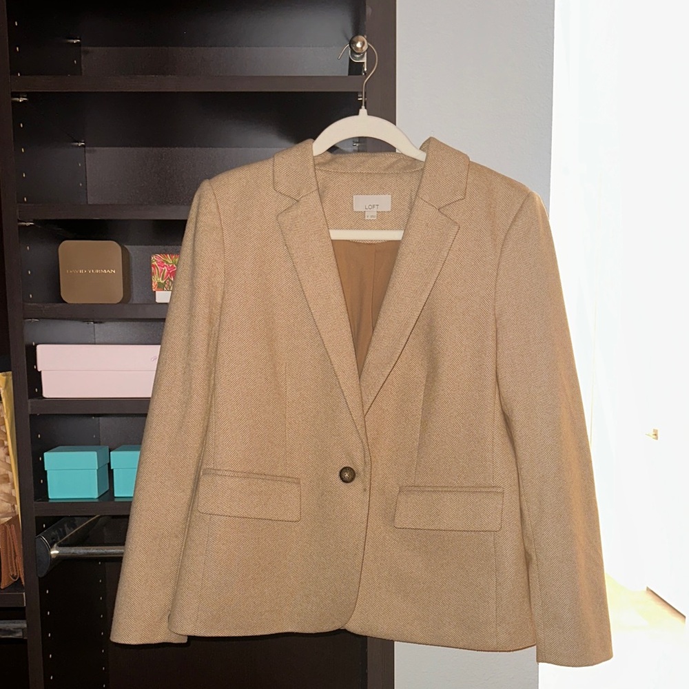 LOFT Camel Blazer